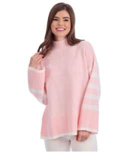 Pink Costner Striped Sweater