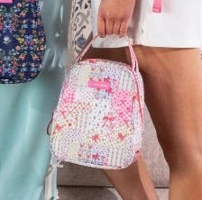 Pink Floral Patchwork Lunchbox