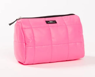 Packin' Heat Toiletry Bag Pop Pink Box Quilt