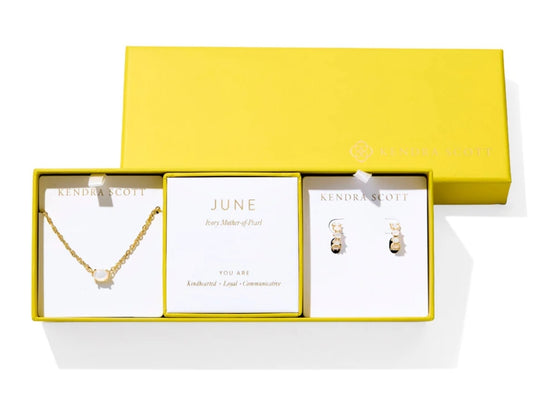 Cailin Birthstone Gift Set - June