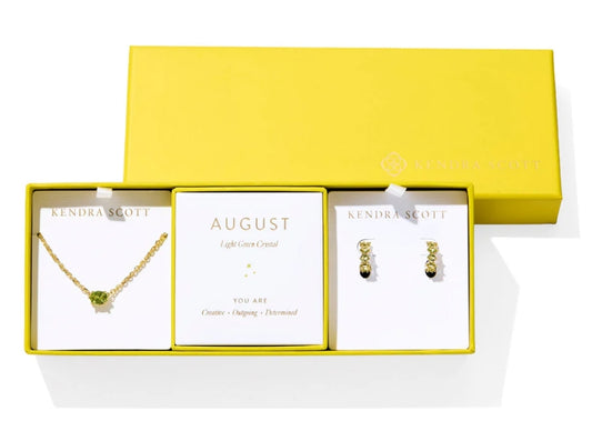 Cailin Birthstone Gift Set - August