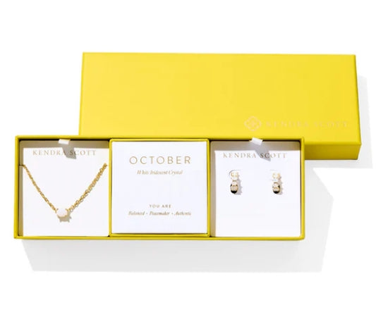 Cailin Birthstone Gift Set - October