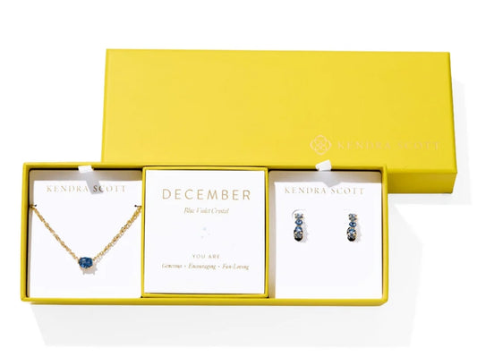 Cailin Birthstone Gift Set - December