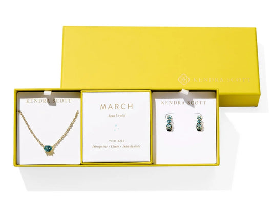 Cailin Birthstone Gift Set - March