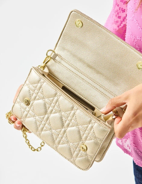 Night Out Crossbody Champagne