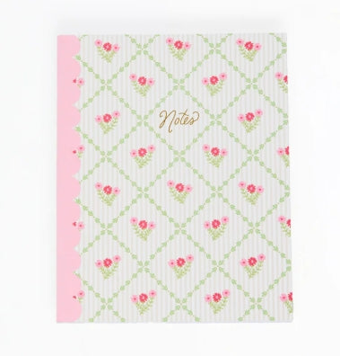 Scallop Notebook Cottage Trellis