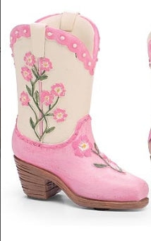 Mini Cowgirl Boot Vase 4.5"