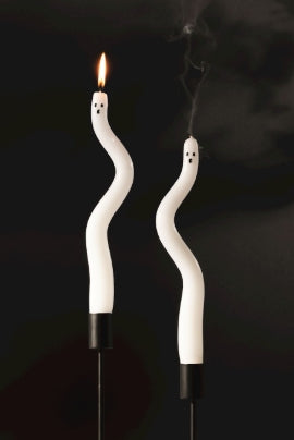 Ghost Taper Candle Set