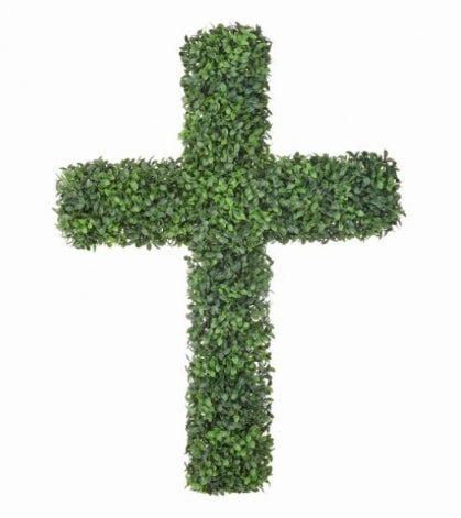 27" UV Boxwood Door Cross