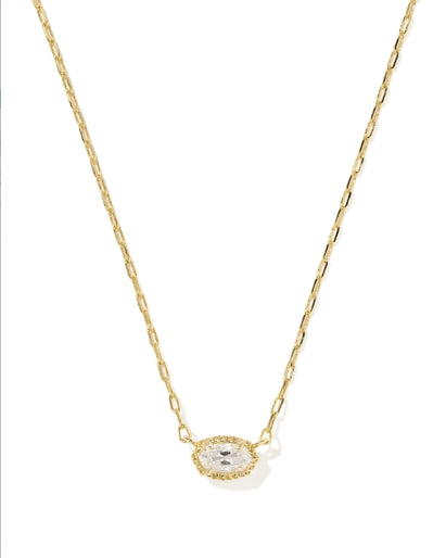 MINI ELISA LUXE PENDANT NECKLACE GOLD