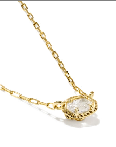 MINI ELISA LUXE PENDANT NECKLACE GOLD