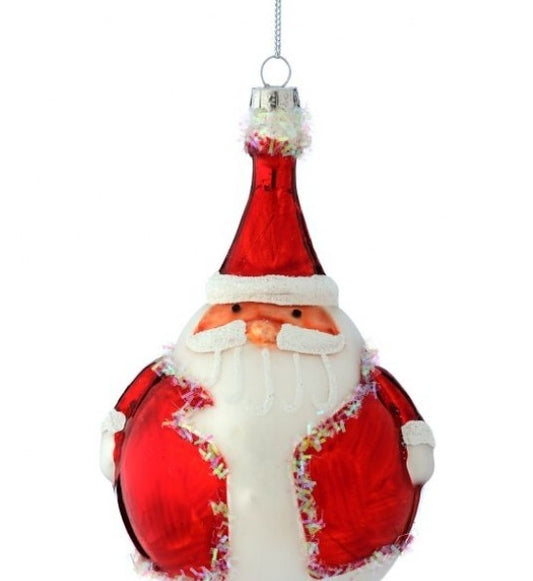 6" Joy Santa Ornament