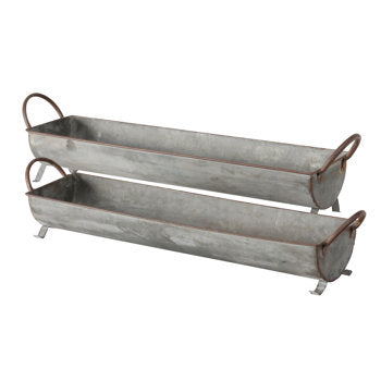 35" Rectangular Planter Set