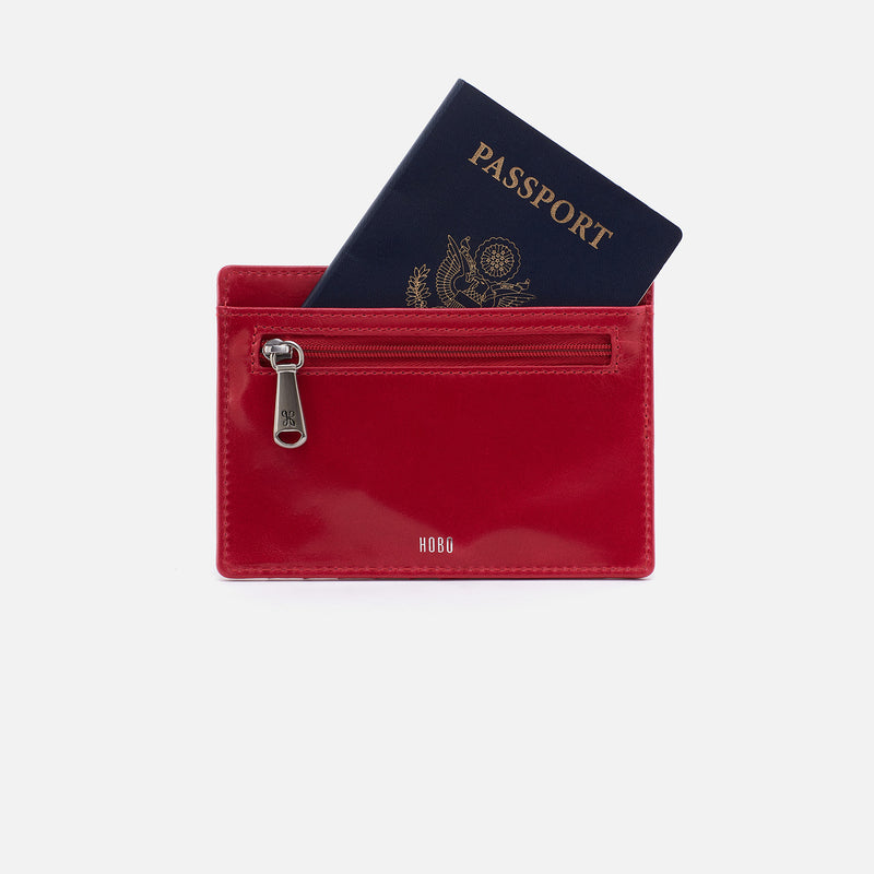 Euro Slide Card Case in Hibiscus