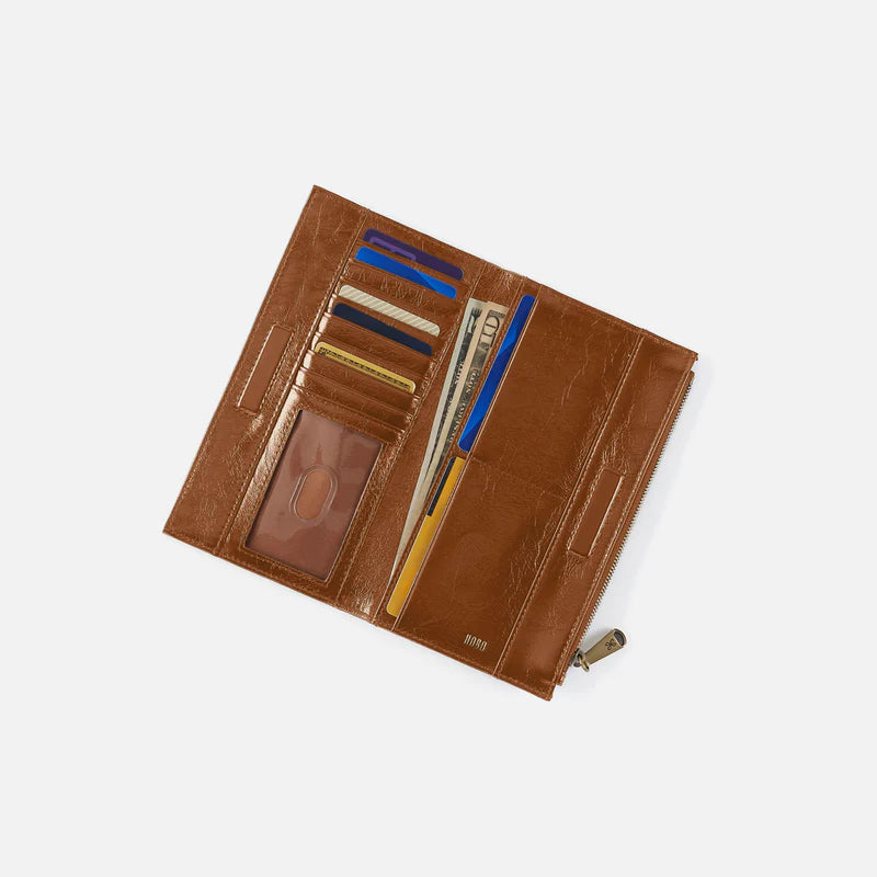 Jill Large Bifold Wallet in Truffle
