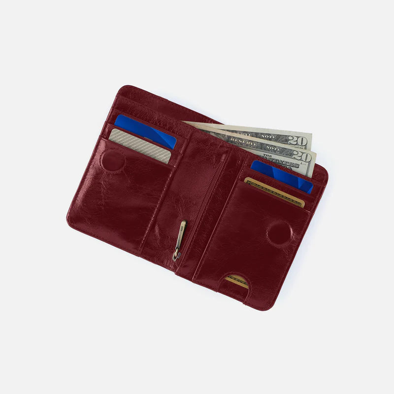 Jill Bifold Wallet in Saddleberry