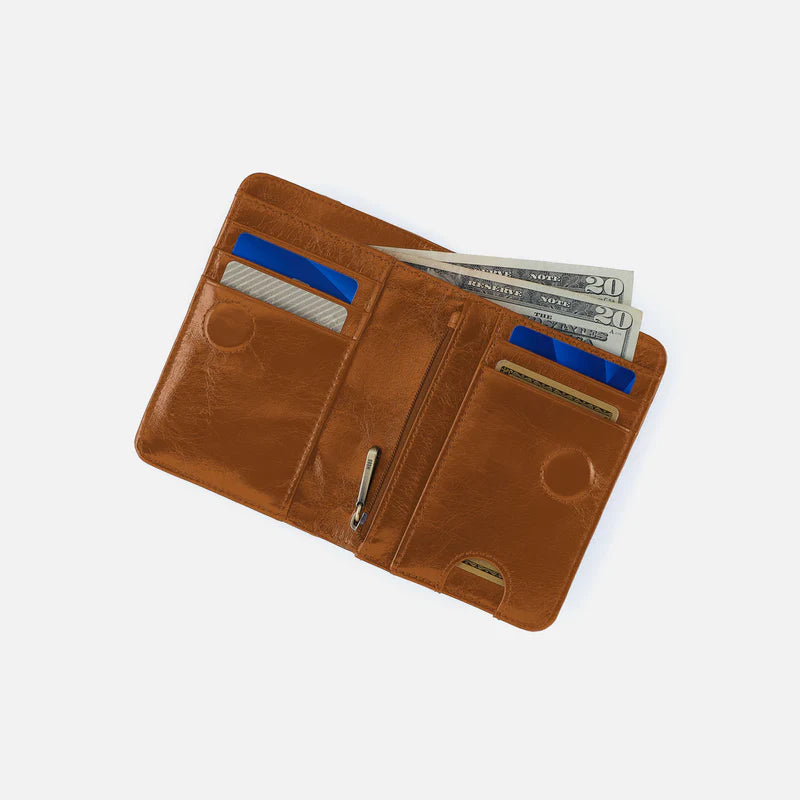 Jill Bifold Wallet in Truffle