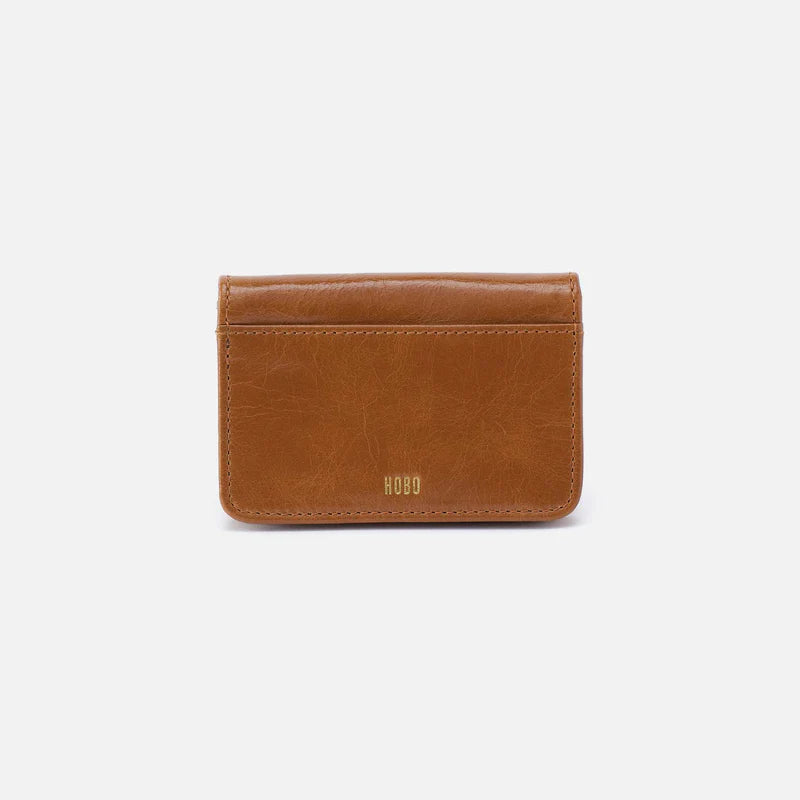 Jill Flap Card Case in Truffle