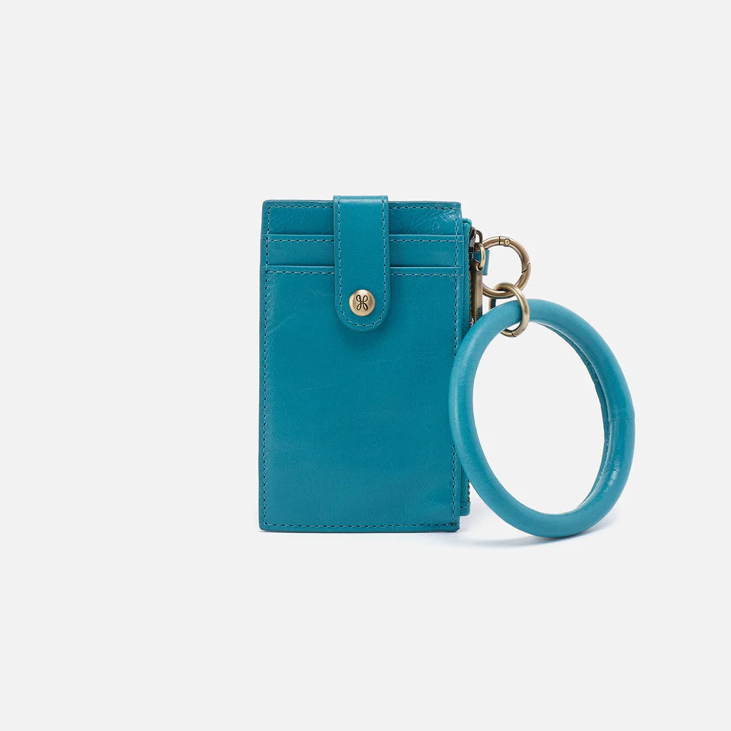 Ring Credit Card Wristlet in Biscayne Blue