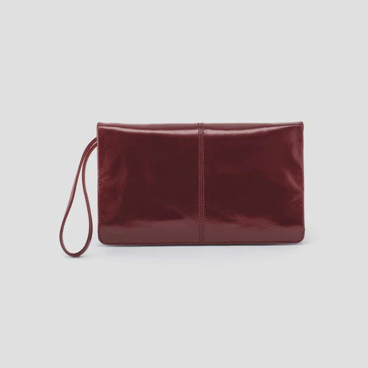 Evolve Wristlet in Saddleberry