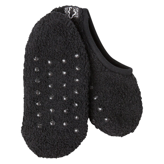 Cozy Footsie With Grippers Black