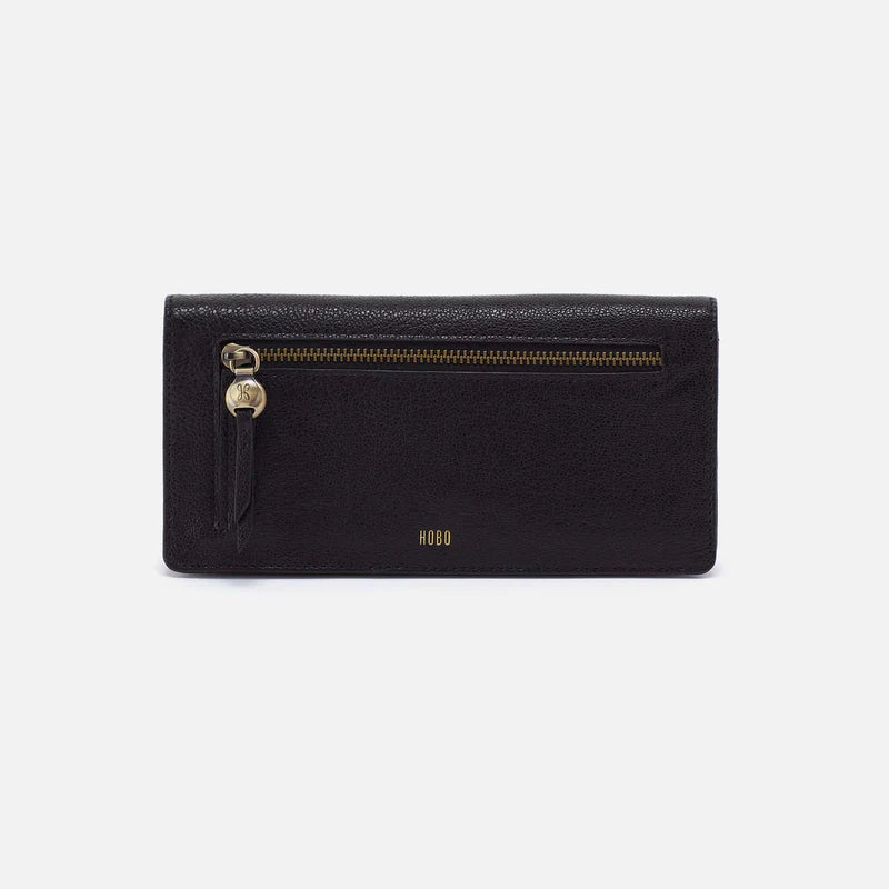 Hutton Large Wallet in Black