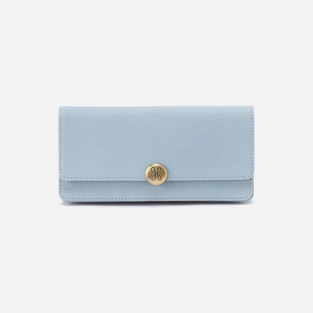 Hutton Large Wallet Dusted Sky