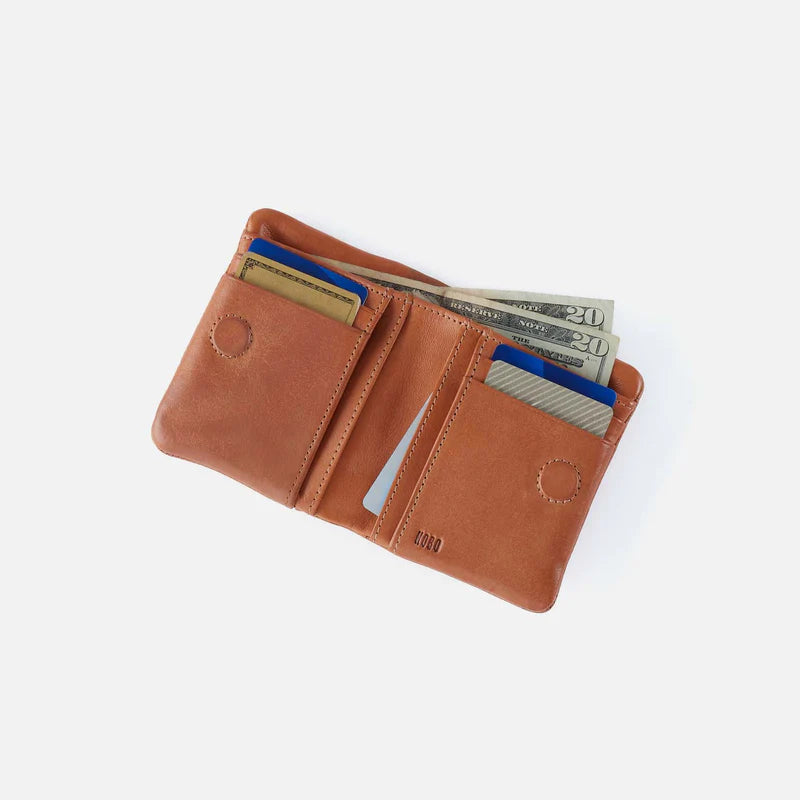 Lumen Mini Wallet in Harvest Wheat