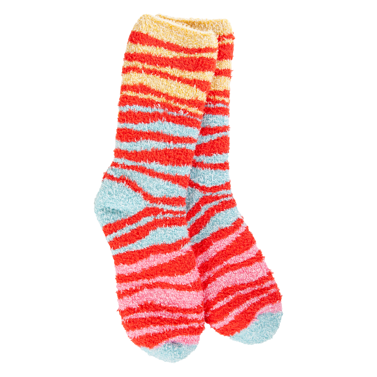 Weekend Knit Pickin' Socks Orange Multi Zebra