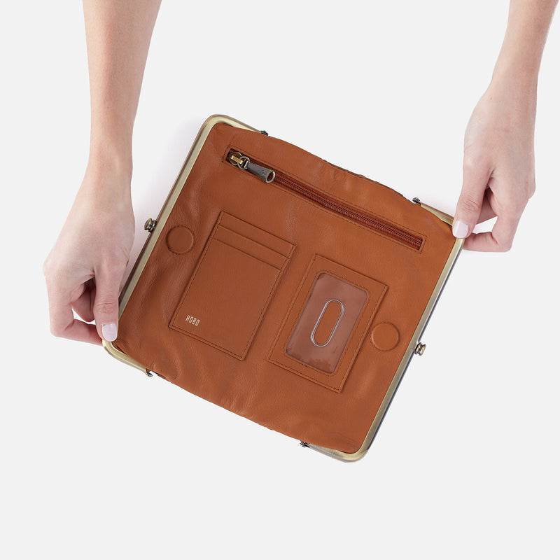 Lauren Clutch Wallet in Wheat