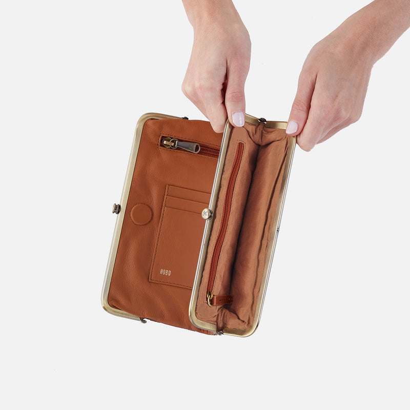 Lauren Clutch Wallet in Wheat