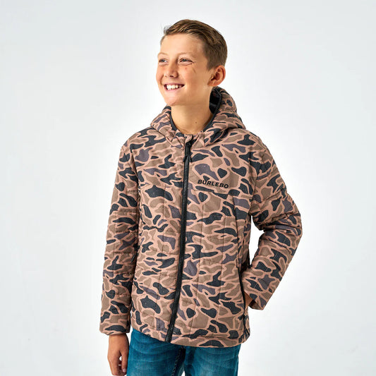 Youth Puffer Jacket Gauge Camo