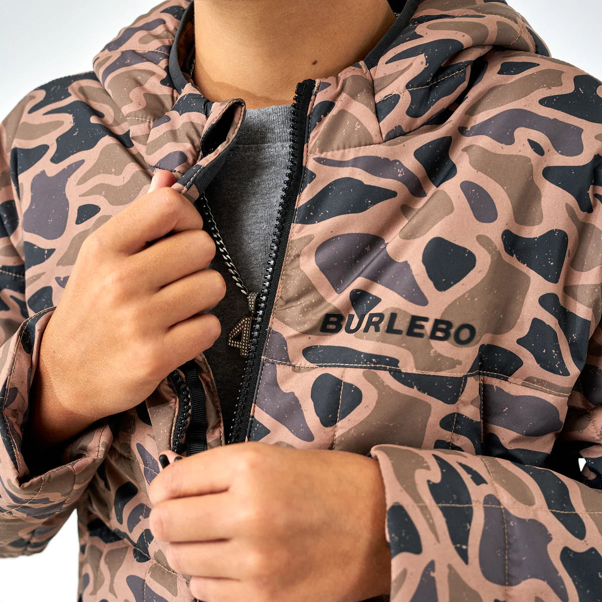 Youth Puffer Jacket Gauge Camo