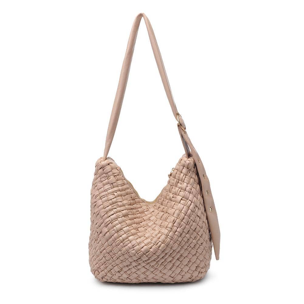 Classica Woven Crossbody: Oatmilk