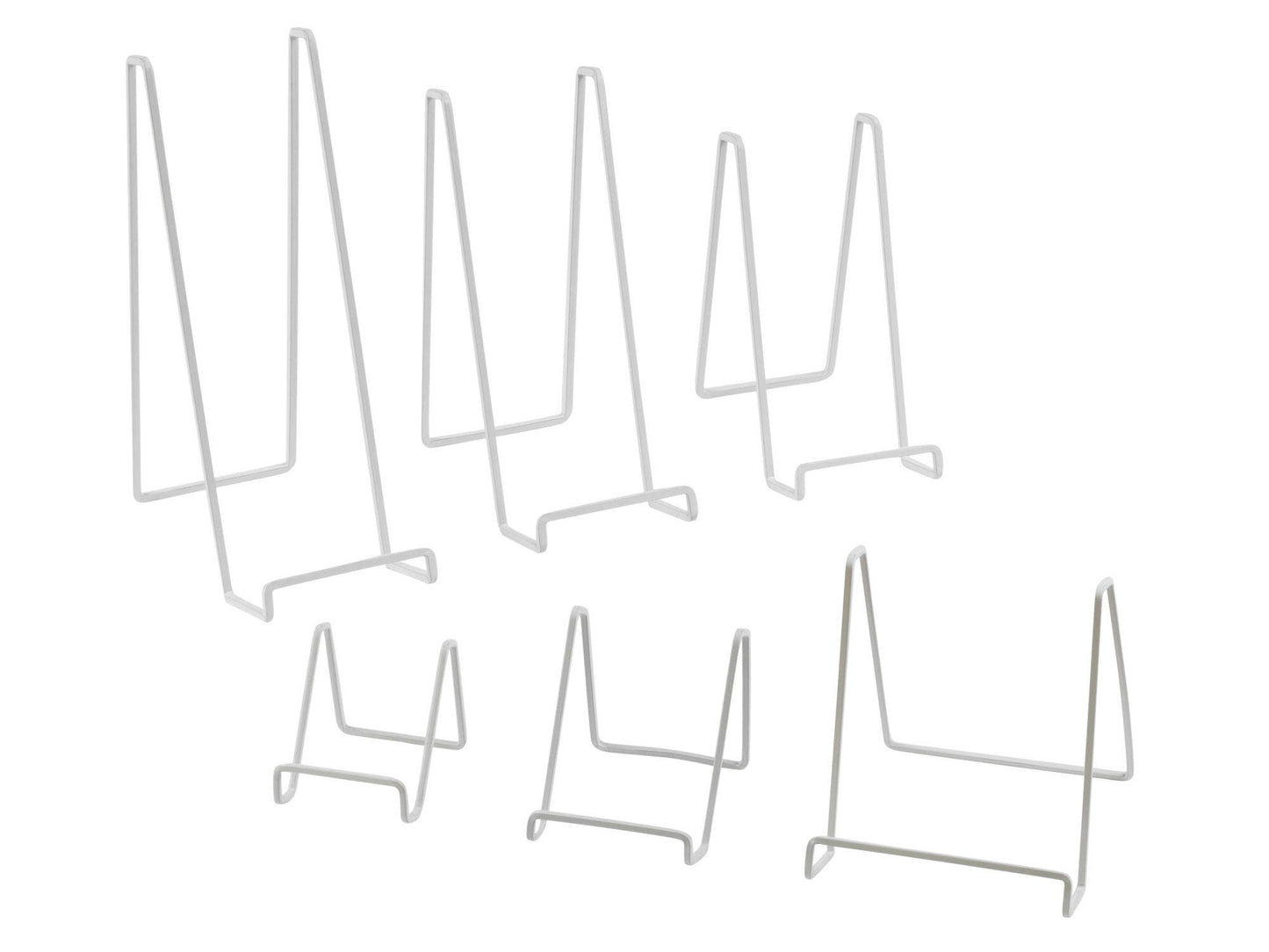 Square Wire Stands: Gold / 4"