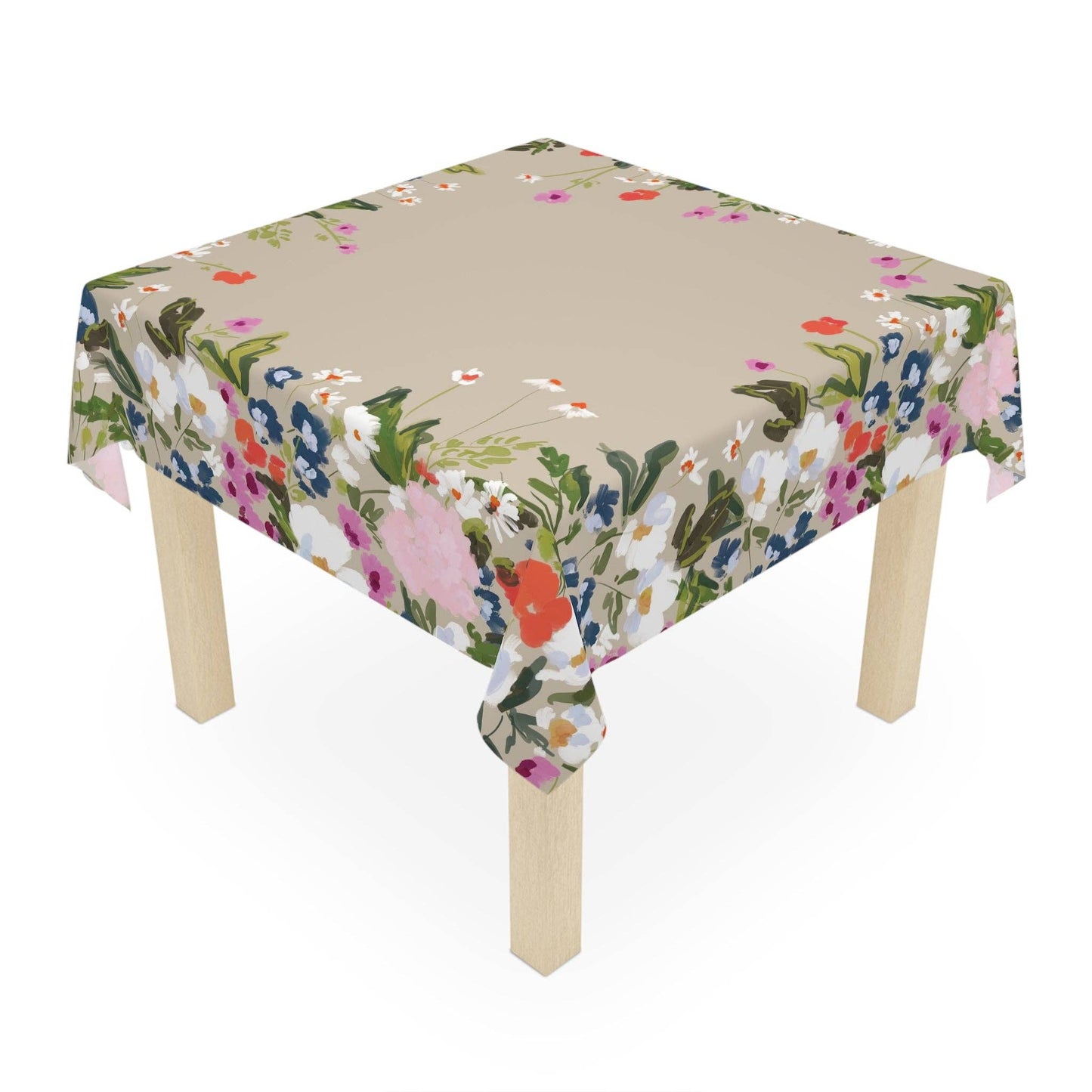 Veranda Square Tablecloth: 55"x55" - Polyester