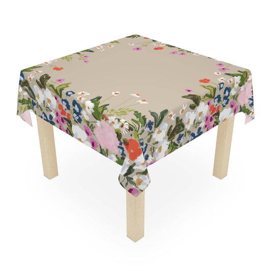 Veranda Square Tablecloth: 55"x55" - Polyester