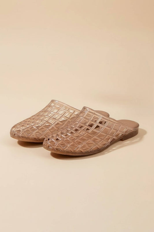 Jelly Sandal in Camel