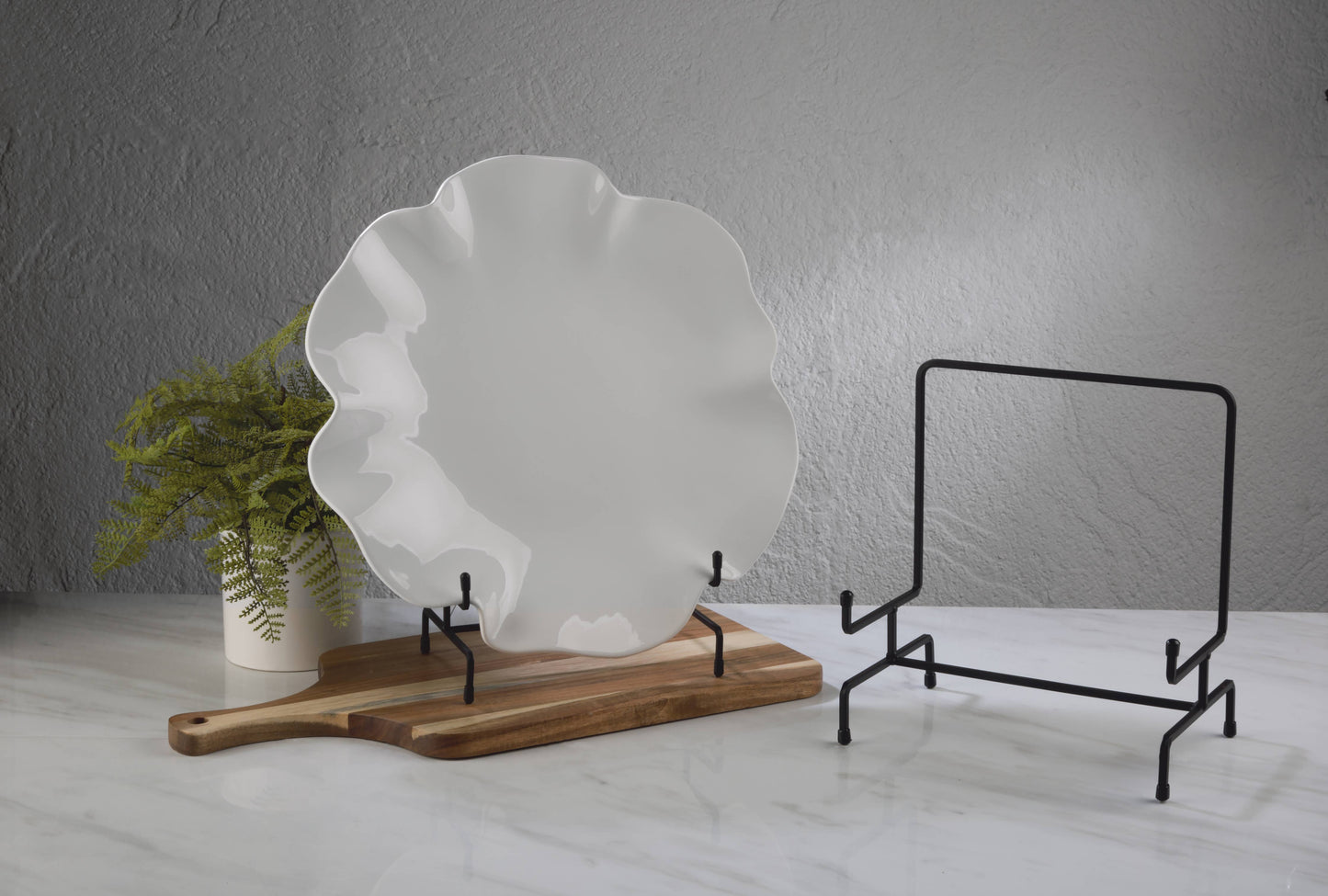 Platter Stand: Gold / Large