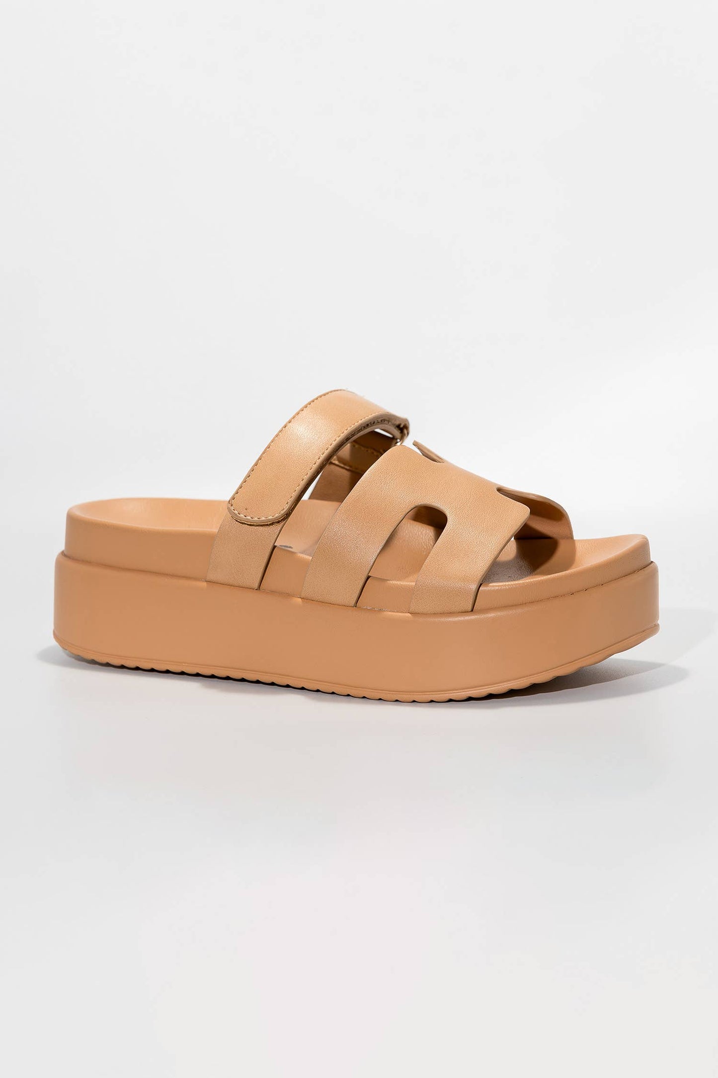 Gianna Tan Platform Sandals