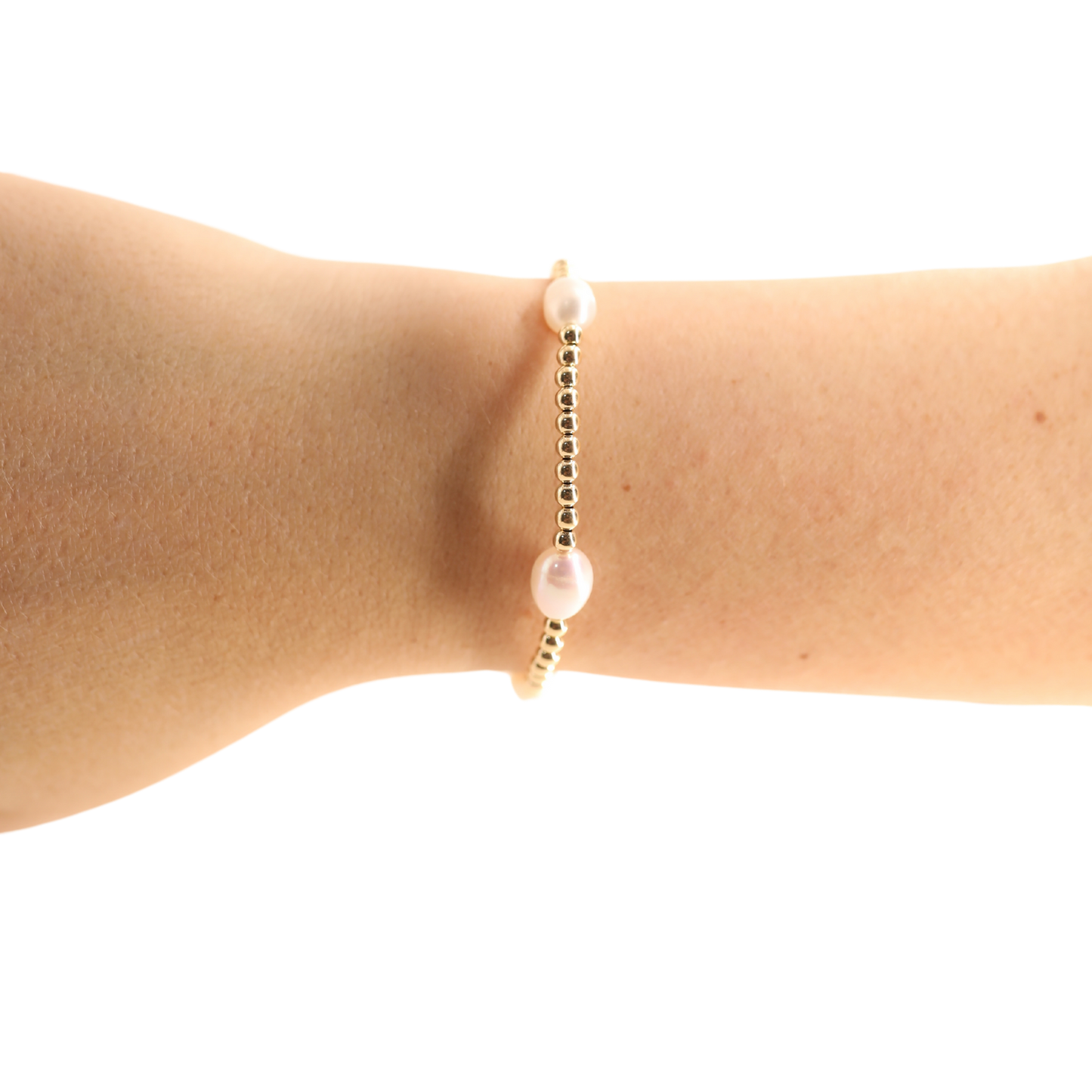 Pearl Poppi Bracelet in Gold: Standard 6.75 inch