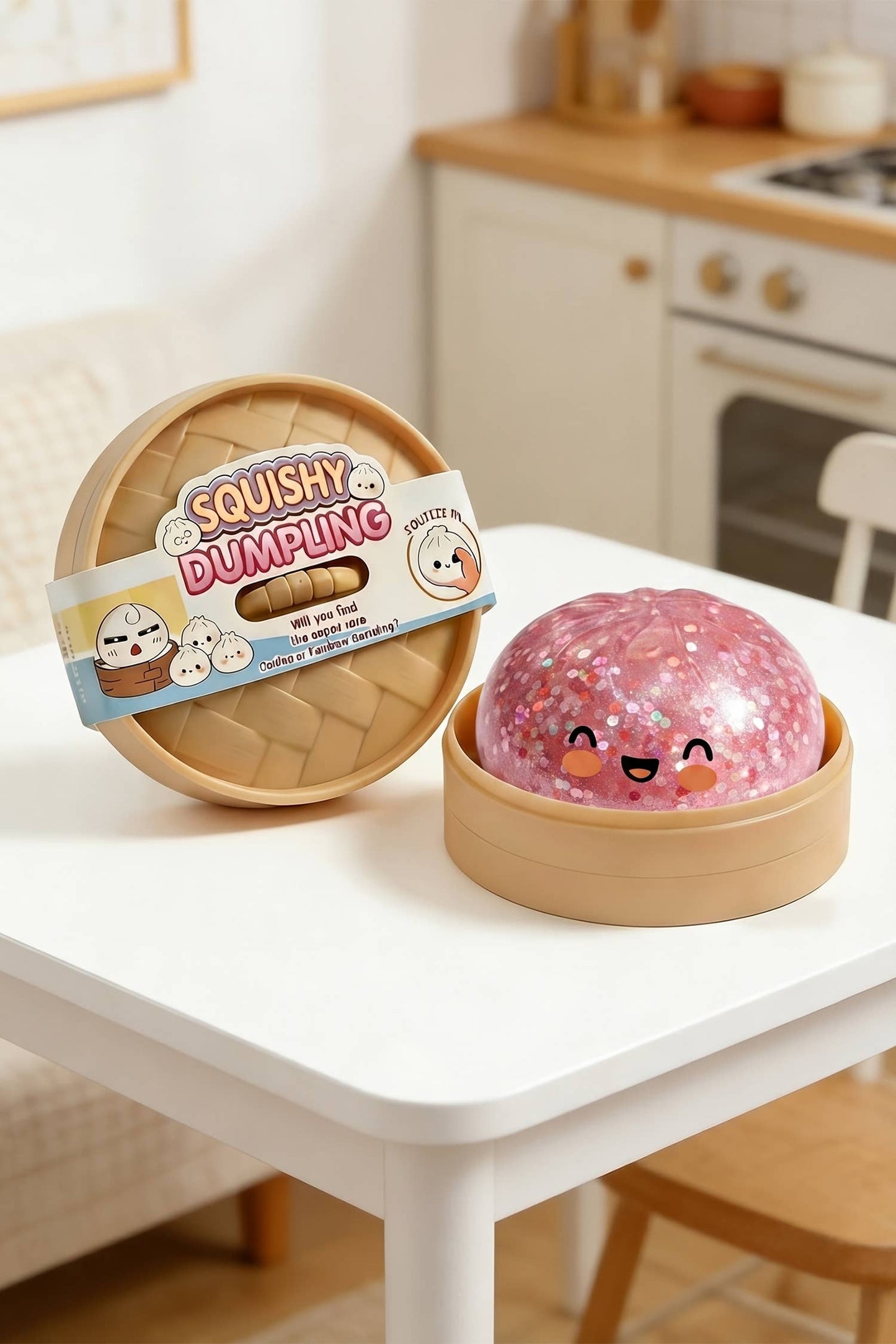 Suprise Squishy Dumplin' Toy: Gold Case