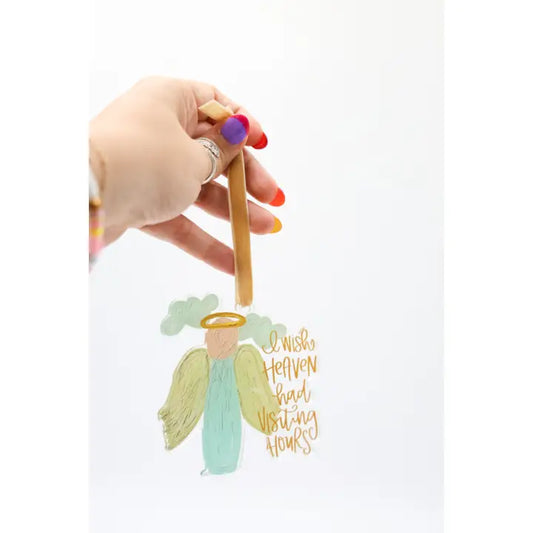 Wish Heaven Had Visiting Hours Acrylic Ornament