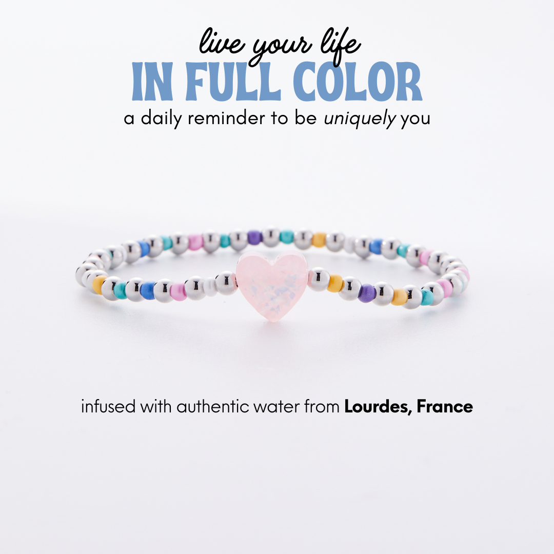 HOLY WATER UNCONDITIONAL LOVE BRACELET IN SILVE OMBRE