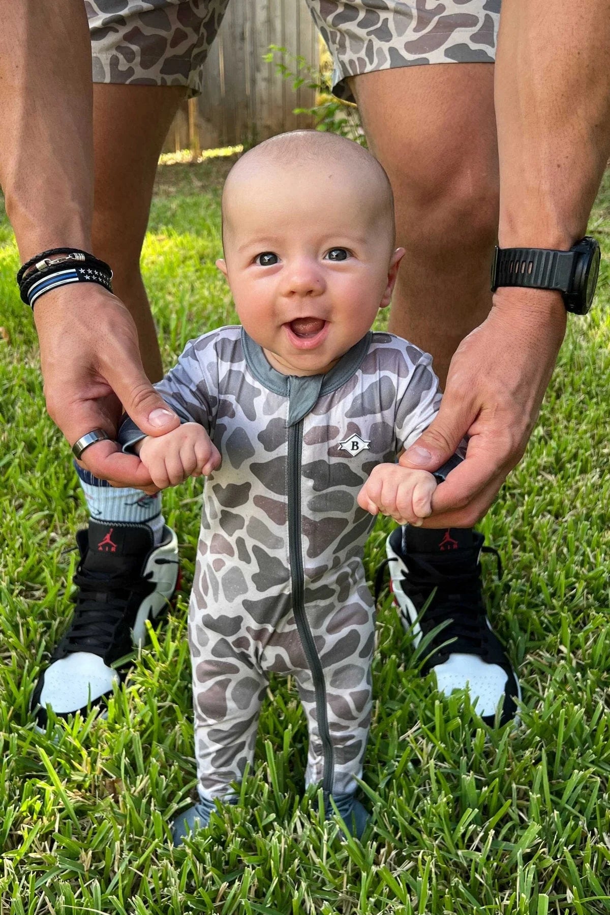 Baby Zip Up in Classic Deer Camo