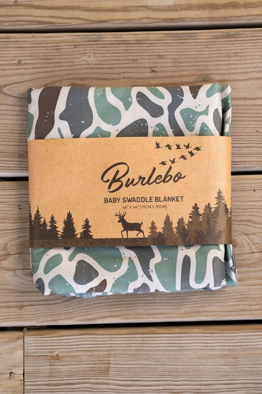 Baby Swaddle in Retro Duck Camo