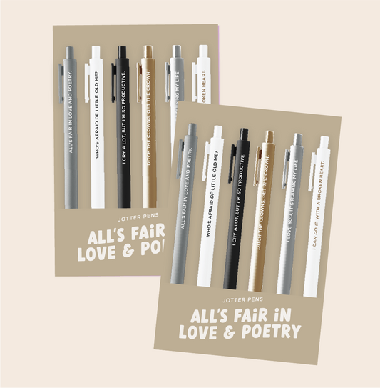Taylor's Version Jotter Sets (Taylor Swift) : All's Fair in Love and Poetry (TTPD)