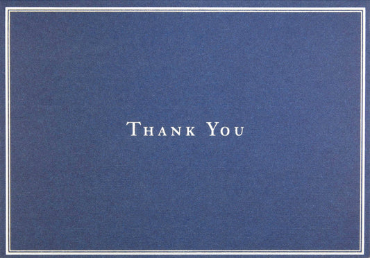 Navy Blue Thank You Notes