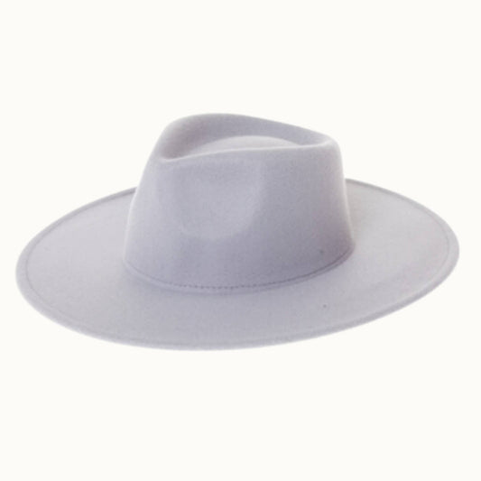 Youth Children's Vegan Felt Rancher Hat, Adjustable: Dusty Blue