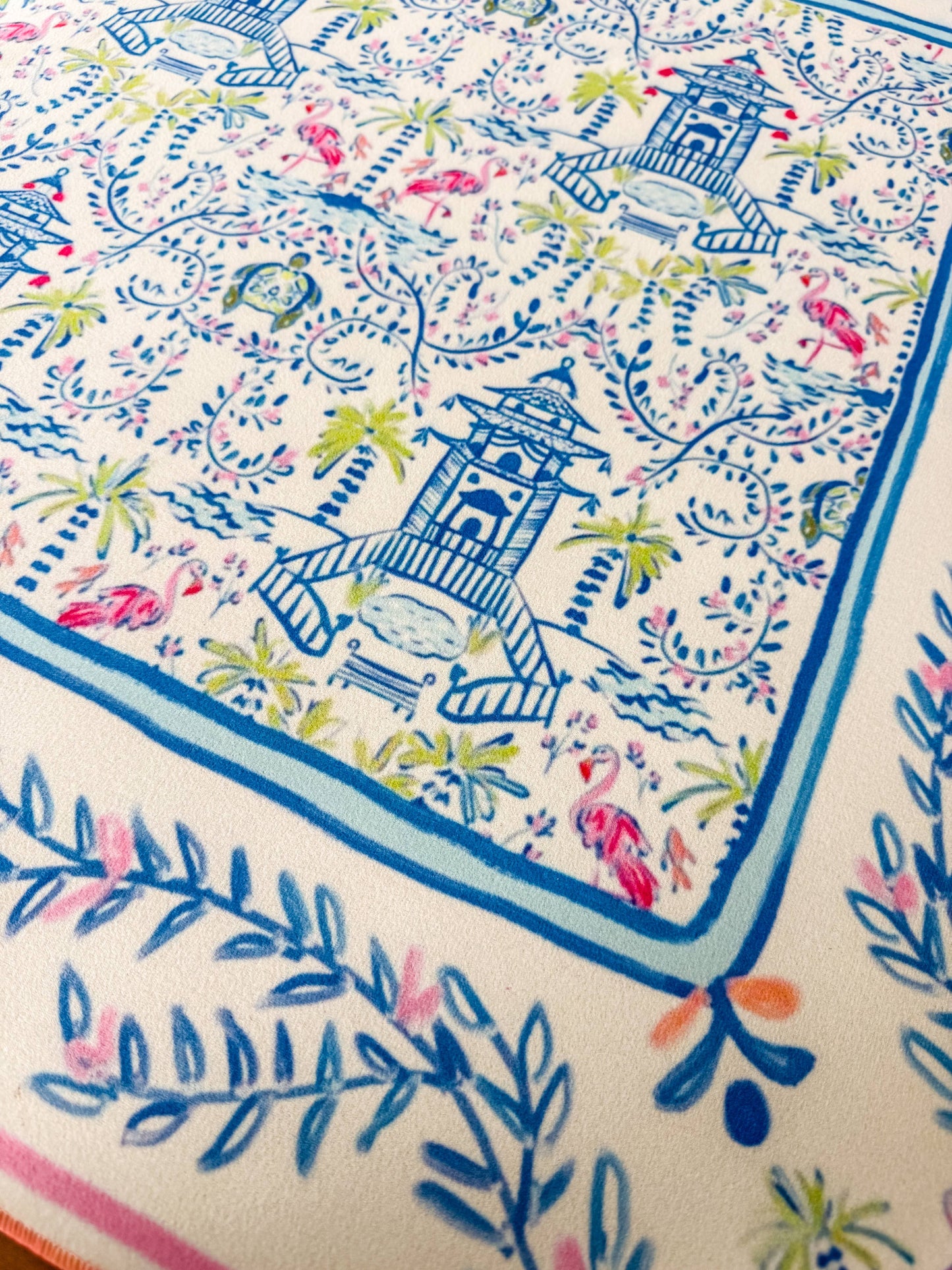 Britt Mills Mahjong Mats (Non-Neoprene): Colorful Chinoiserie